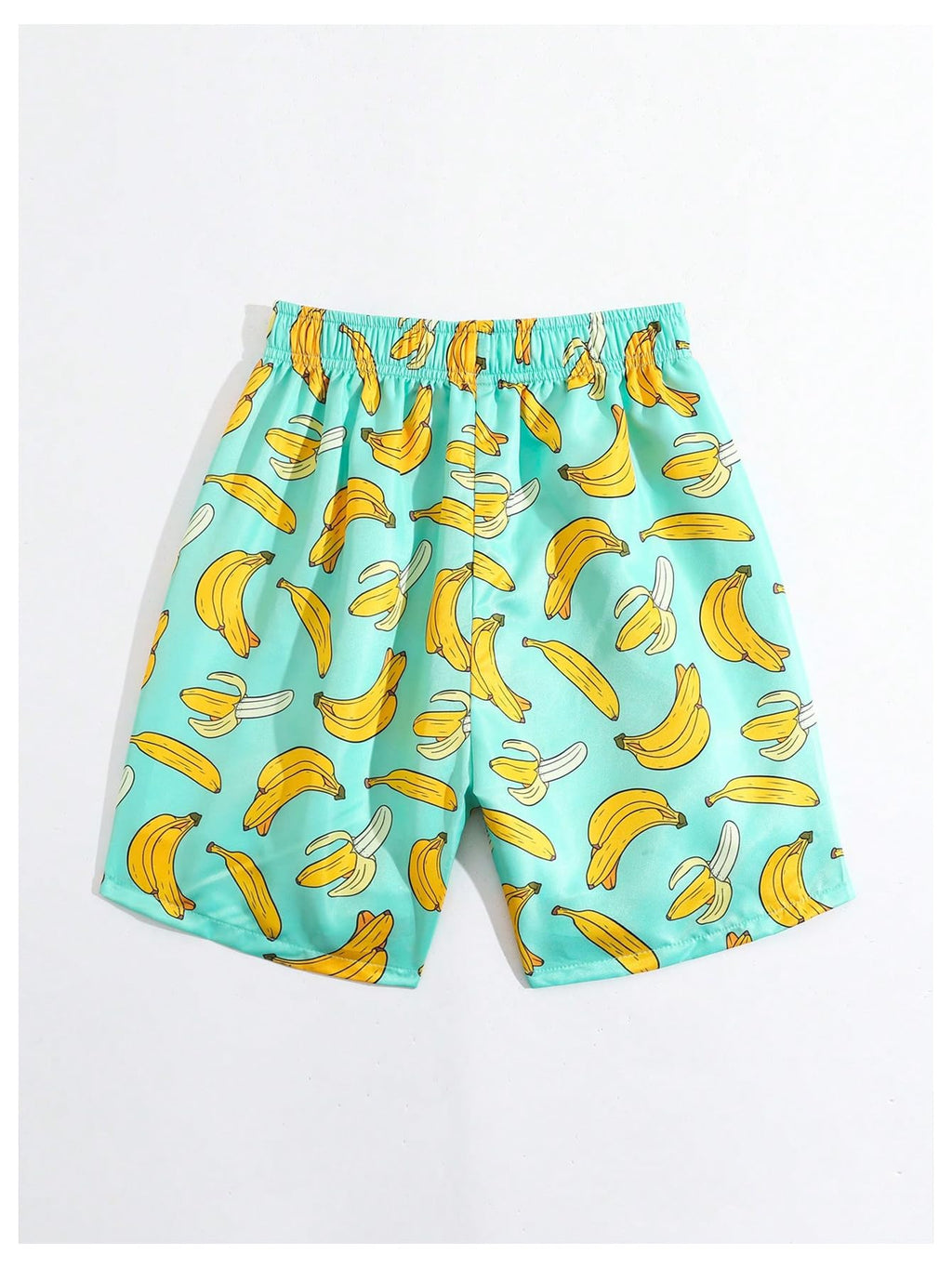 Floerns Boy's Fashion Ice Cream Drawstring Waist Summer Swim Trunks Shorts