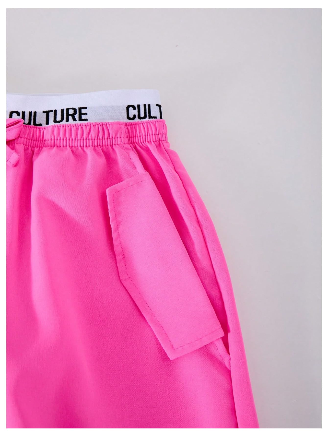 OYOANGLE Girl's 2 Piece Set Y2K Star Graphic Crop Ribbed Knit Tank Top and Letter Ruffled Cargo Pants Sets Streetwear