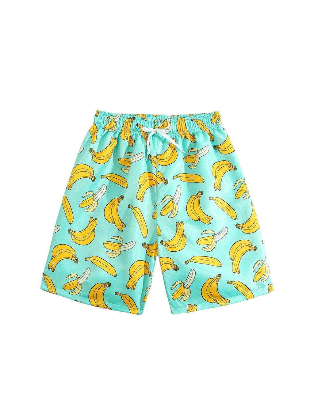 Floerns Boy's Fashion Ice Cream Drawstring Waist Summer Swim Trunks Shorts