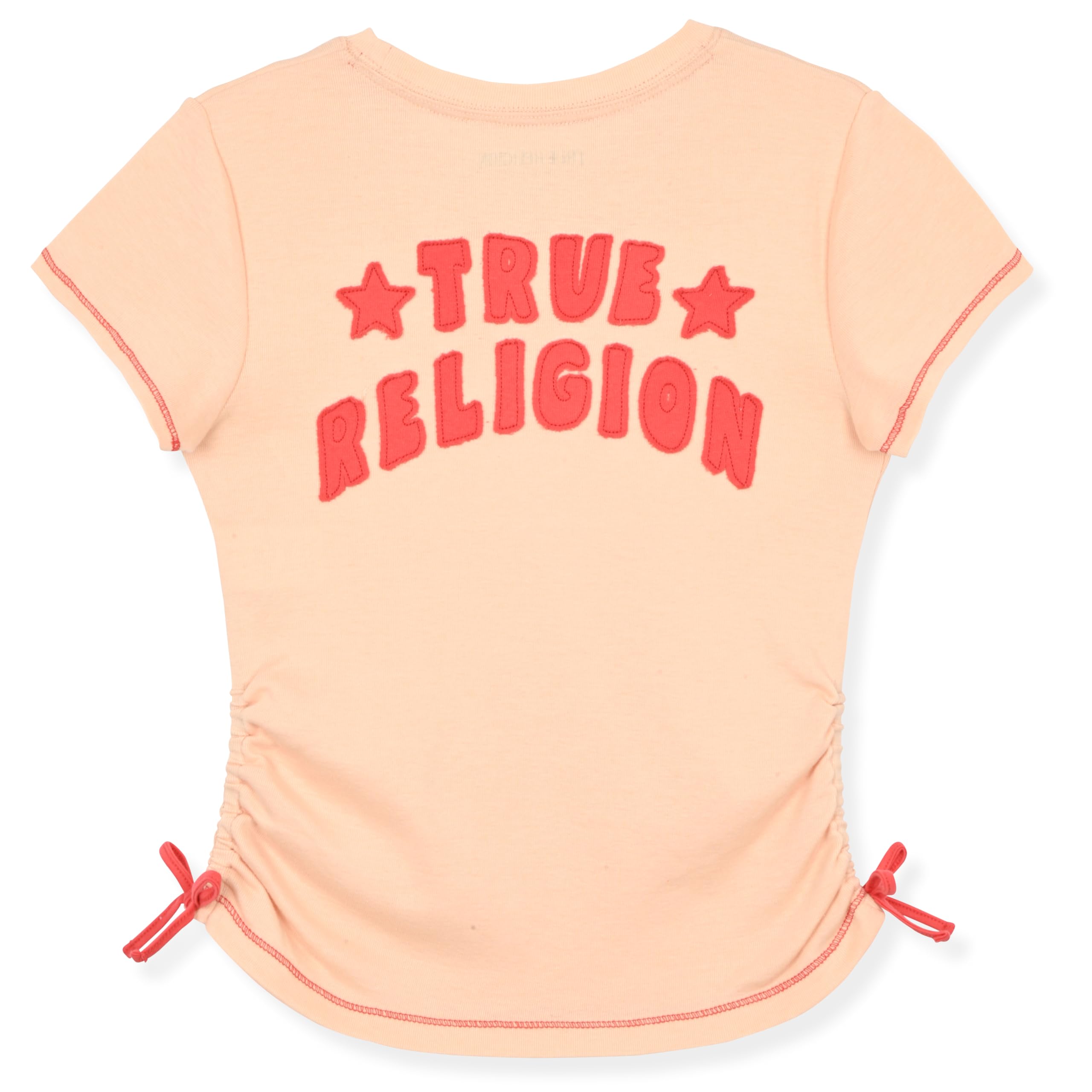 True Religion Girls Short Sleeve Tee Shirt with Embelishments - Soft and Comfortable Girls T-Shirts
