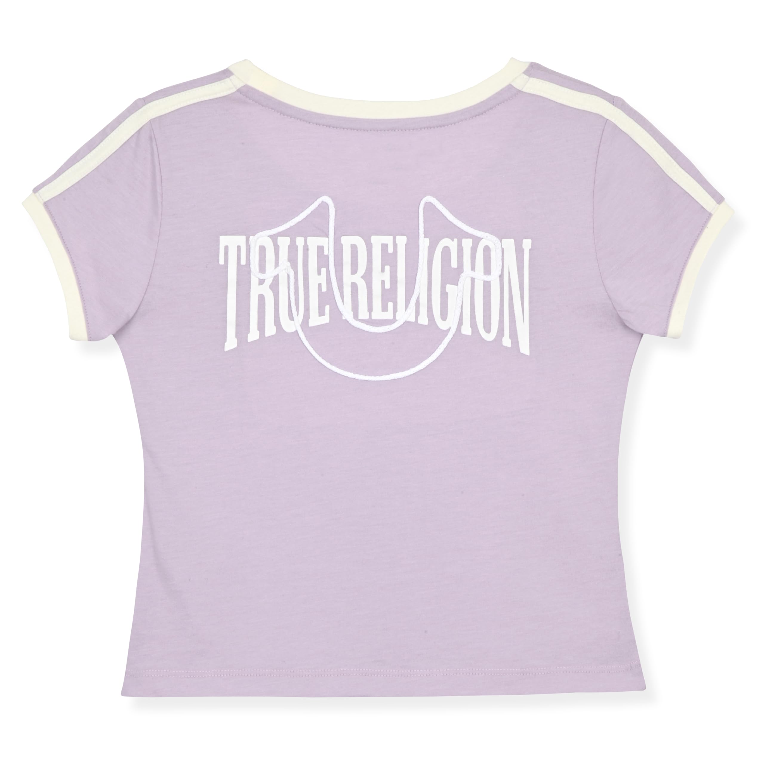 True Religion Girls Short Sleeve Tee Shirt with Embelishments - Soft and Comfortable Girls T-Shirts