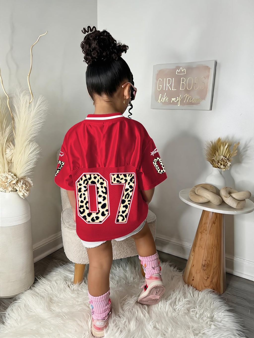 SOLY HUX Toddler Girl's Graphic Jersey Shirts Sporty Short Sleeve T-Shirt Summer Tops Y2k Clothes Streetwear