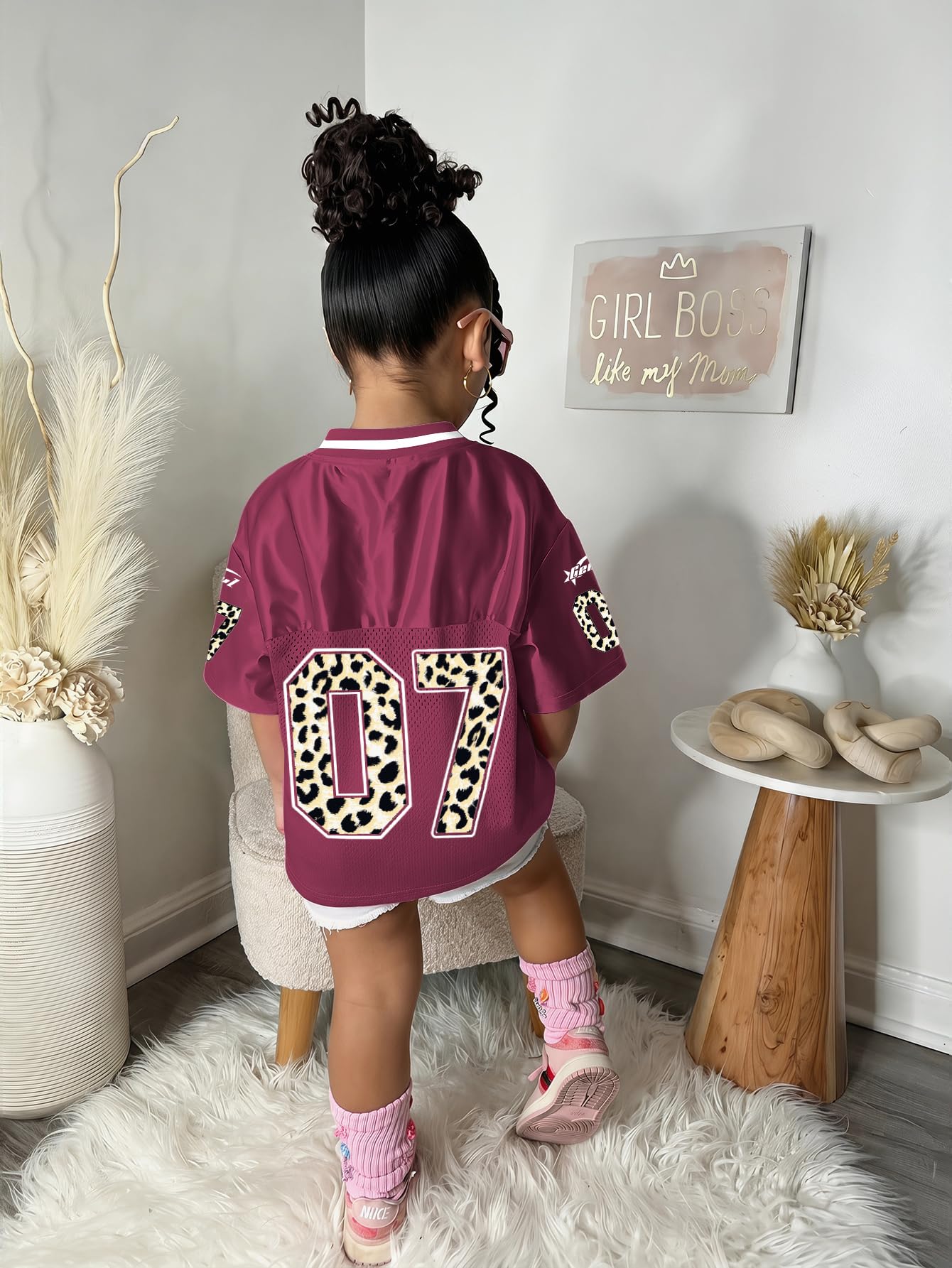 SOLY HUX Toddler Girl's Graphic Jersey Shirts Sporty Short Sleeve T-Shirt Summer Tops Y2k Clothes Streetwear