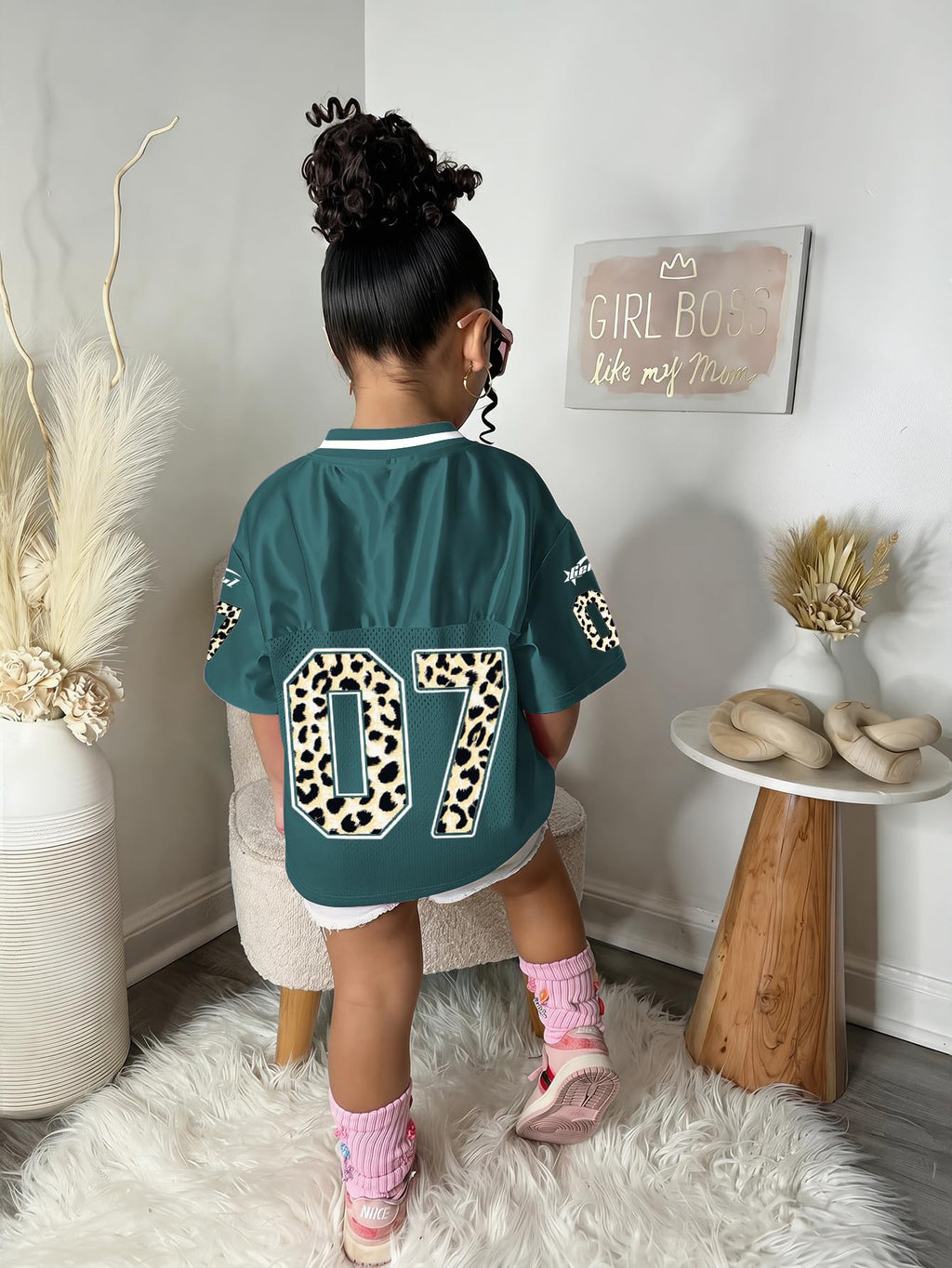 SOLY HUX Toddler Girl's Graphic Jersey Shirts Sporty Short Sleeve T-Shirt Summer Tops Y2k Clothes Streetwear