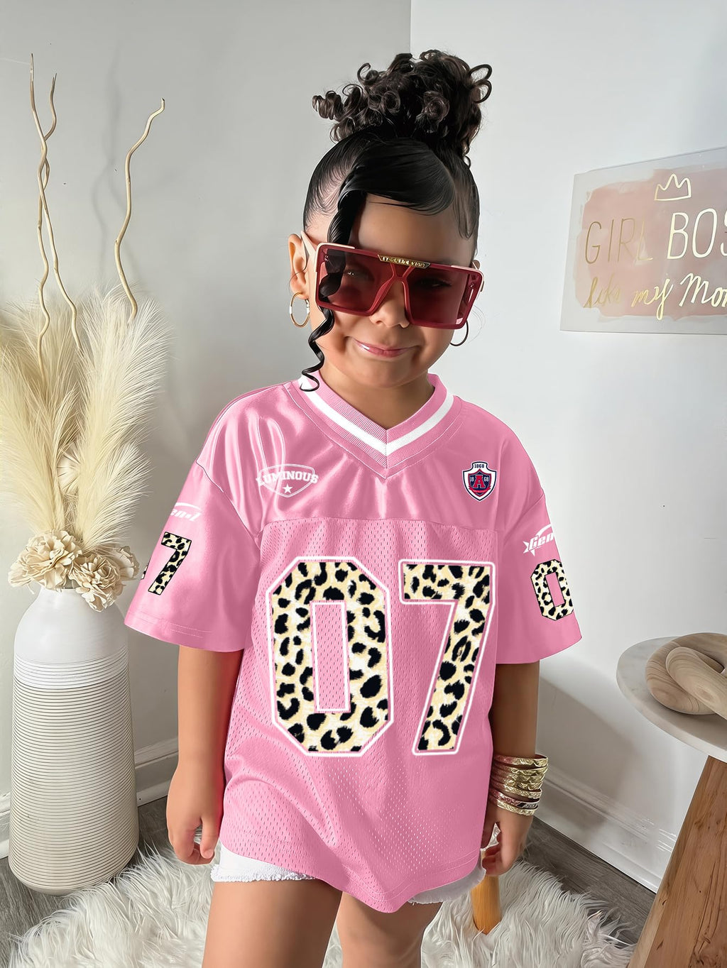 SOLY HUX Toddler Girl's Graphic Jersey Shirts Sporty Short Sleeve T-Shirt Summer Tops Y2k Clothes Streetwear