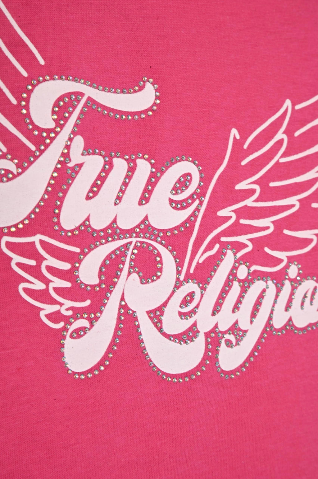 True Religion Girls Short Sleeve Tee Shirt with Embelishments - Soft and Comfortable Girls T-Shirts