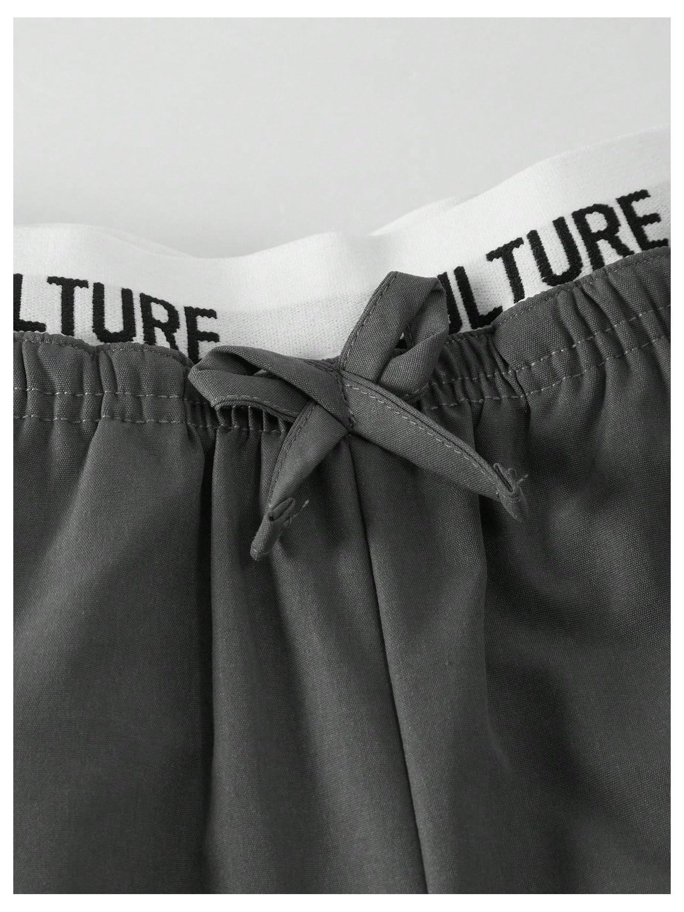 OYOANGLE Girl's 2 Piece Set Y2K Star Graphic Crop Ribbed Knit Tank Top and Letter Ruffled Cargo Pants Sets Streetwear